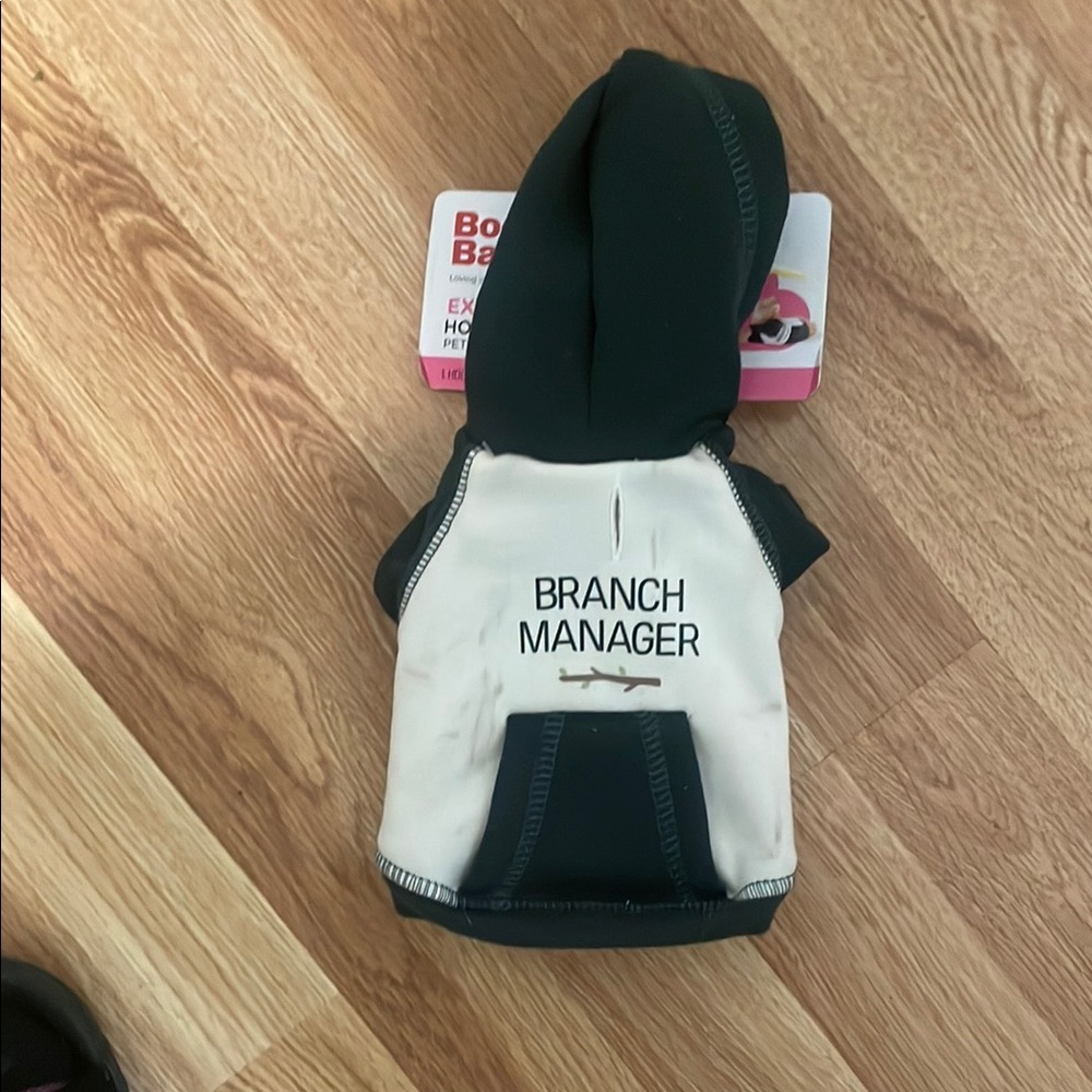 Branch Manager Dog Hoodie